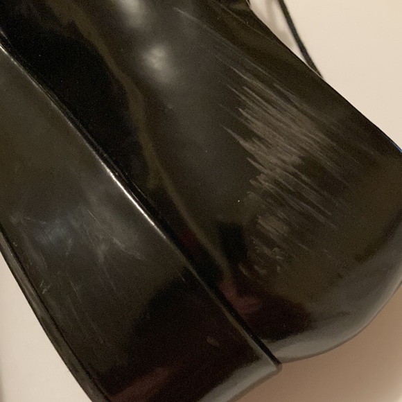 Karla Welch x Tamara Mellon Lace Up Platform Shoes - Picture 7 of 11